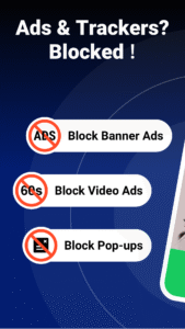 Free Adblocker Browser:Adblock 125.1.3945 screenshot 1