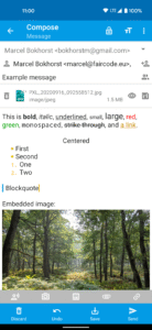 FairEmail, privacy aware email 1.2283 screenshot 8