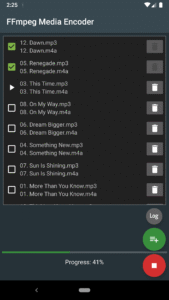 FFmpeg Media Encoder screenshot 2