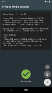 FFmpeg Media Encoder screenshot 4