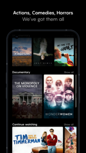 Filmzie – Movie Streaming App (Android TV) 2.2.21 screenshot 1
