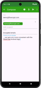 FlowCrypt Encrypted Email screenshot 6