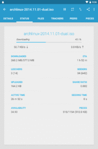 Flud - Torrent Downloader 1.11.6.7-api23 screenshot 8