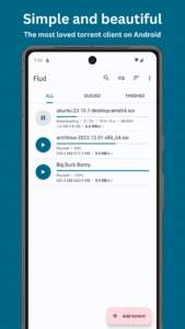 Flud - Torrent Downloader 1.11.6.7 screenshot 1