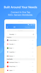 FlyVPN - Secure & Fast VPN 6.11.3.1 screenshot 3