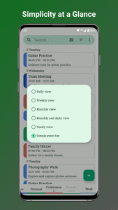 Fossify Calendar 1.3.0 screenshot 2