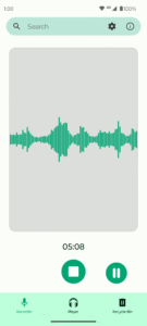 Fossify Voice Recorder Beta 1.3.0 screenshot 1
