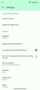 Fossify Voice Recorder Beta 1.3.0 screenshot 3