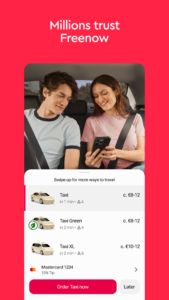 FREENOW by Lyft - taxi & more 12.10.0 screenshot 3
