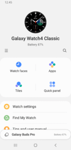 Galaxy Wearable 2.2.61.24112961 screenshot 1