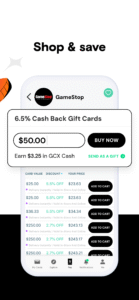 GCX - Discounted Gift Cards 4.0.9 screenshot 3
