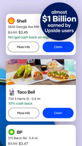 Upside: Earn More Cash Back! 10.65.0 screenshot 2