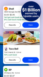 Upside: Earn More Cash Back! 10.61.0 screenshot 2