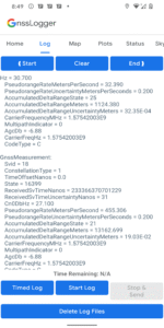 GnssLogger App v3.1.0.1 (120-640dpi) (Android v3.1.0.7 screenshot 2