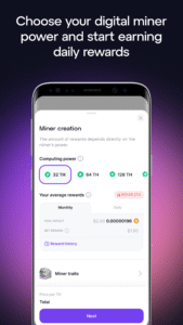 GoMining: Mining, Using BTC 45 (noarch) (120-640dpi) (Android 52 screenshot 2
