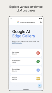 Google AI Edge Gallery 1.0.6 screenshot 1