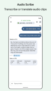 Google AI Edge Gallery 1.0.6 screenshot 3