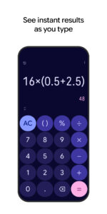Google Calculator 8.6 (612662282) screenshot 1