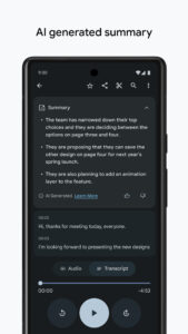 Google Recorder screenshot 2