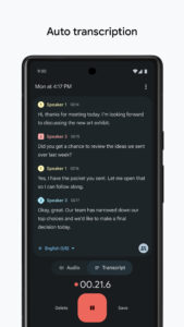 Google Recorder screenshot 3