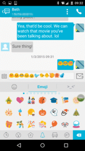 Handcent smileys 10.1 screenshot 5