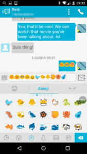 Handcent smileys 8.6.1 screenshot 4