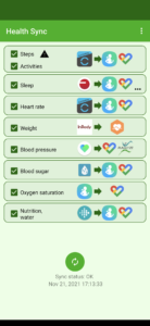 Health Sync 7.8.3.3 screenshot 1