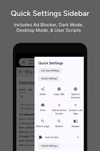 Hermit — Lite Apps Browser 29.3.8 screenshot 3