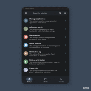 Hidden Settings 6.64 screenshot 6