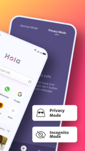 Hola-Private&Fast web Browser v2.23.2.1 (Android v2.8.1.1 screenshot 2