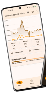 Bitvelo - internet speed meter 1.2.1 screenshot 1