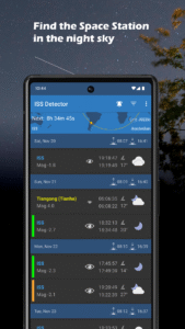 ISS Detector Satellite Tracker 2.05.37 screenshot 1