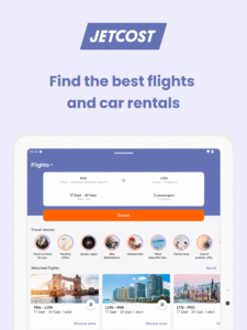 Jetcost: search flights & cars 4.31.1 screenshot 6