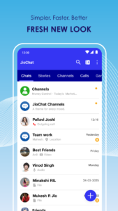 JioChat Messenger & Video Call 3.2.9.14.0613 screenshot 2