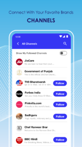 JioChat Messenger & Video Call 3.2.9.14.0613 screenshot 4