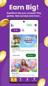 KashKick: Get paid to have fun 1.1.28 screenshot 1