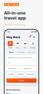 KAYAK: Flights, Hotels & Cars 238.0 screenshot 1