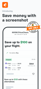 KAYAK: Flights, Hotels & Cars 238.0 screenshot 2