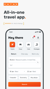 KAYAK: Flights, Hotels & Cars 233.1 screenshot 1