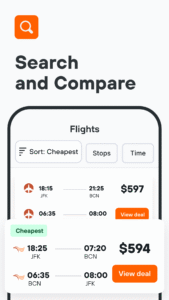 KAYAK: Flights, Hotels & Cars 232.1 screenshot 3