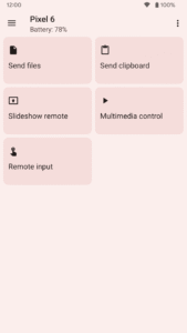 KDE Connect 1.33.3 screenshot 1