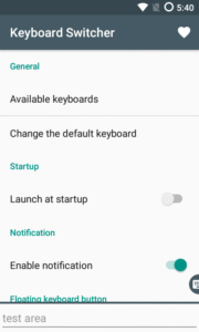 Keyboard Switcher screenshot 2