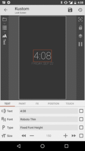 KLCK Kustom Lock Screen Maker 3.80b519207 screenshot 2