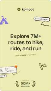 komoot - hike, bike & run 2025.17.5 screenshot 1