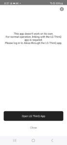 LG Soundbar AlexaLoginManager 1.0.04 screenshot 3