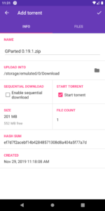 LibreTorrent 4.0 screenshot 6