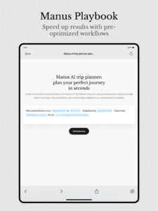 Manus AI 1.12.3 screenshot 8