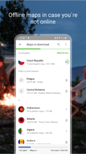 Mapy.com: Offline Outdoor Maps 1.3.0 screenshot 3