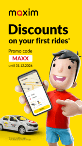 maxim — order a taxi & food 3.16.6h screenshot 1