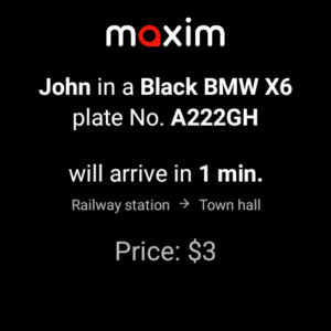maxim — order a taxi & food (Wear OS) 3.16.7h screenshot 11